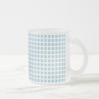 GRID : pastel blue Matglas Koffiemok
