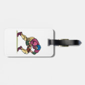 Gridiron Football Speler Bagagelabel (Achterkant horizontaal)