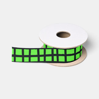 Gridlines Satin Ribbon Lint