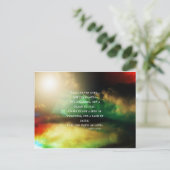 GRIEF eindigt nooit Briefkaart (Staand voorkant)