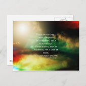 GRIEF eindigt nooit Briefkaart (Voorkant / Achterkant)