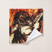 Grief et dépression Charbon à base de feu (Gant de toilette)