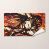 Grief et dépression Charbon à base de feu (Serviette à main)