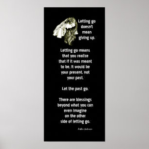 Grief Verlies Inspirerend Poster Verlaten