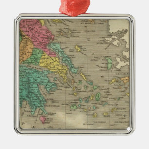 Griekenland 10 metalen ornament