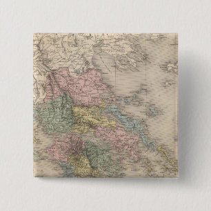 Griekenland 10 vierkante button 5,1 cm