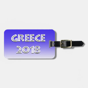 Griekenland 2018 Bagagelabel