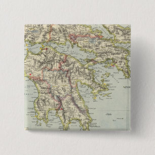 Griekenland 8 vierkante button 5,1 cm