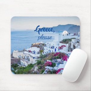 Griekenland alsjeblieft/Personalized/Santorini Lan Muismat