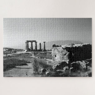 -Griekenland Ancient Corinth Apollo-tempel Legpuzzel