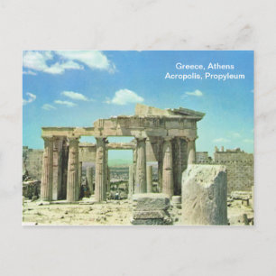 Griekenland, Athene Acropolis, Propyleum Briefkaart