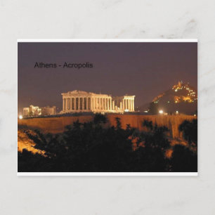 Griekenland - Athene - Acropolis (van St.K.) Briefkaart