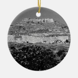 Griekenland Athene Mycenae acropolis overzicht Keramisch Ornament