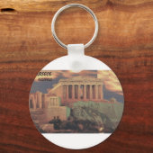 Griekenland Athene Parthenon Clouds (St.K.) Sleutelhanger (Voorkant)