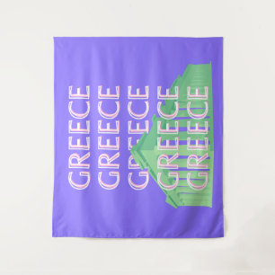 Griekenland, Athene Travel Art Wandkleed