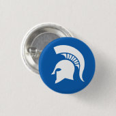 Griekenland Badge - Hoplite Helmet Ronde Button 3,2 Cm (Voorkant /achterkant)