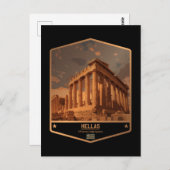 Griekenland Briefkaart (Voorkant / Achterkant)