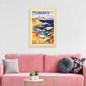 Griekenland  canvas afdruk (Insitu (Woonkamer))