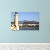 GRIEKENLAND, CRETE, provincie Rethymno, Rethymno: Canvas Afdruk (Insitu (Houten vloer))