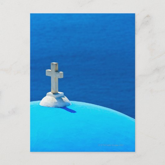 Griekenland, Cycladen, Santorini, Oia, Kerk Briefkaart (Voorkant)