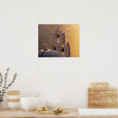 Griekenland, Cycladen, Santorini, Thira, Poster (Keuken)