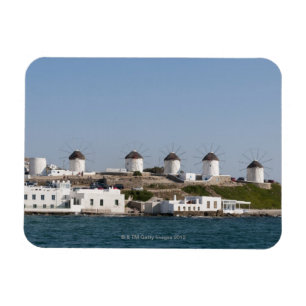 Griekenland, de Cycladen, Mykonos, de stad Mykonos Magneet