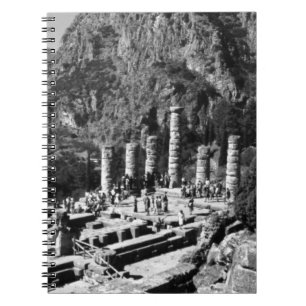 Griekenland Delphi Apollo Temple 1970 Notitieboek