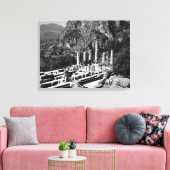 Griekenland Delphi Apollo Temple Canvas Afdruk (Insitu (Woonkamer))