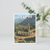 Griekenland Delphi Reizen Briefkaart (Staand voorkant)