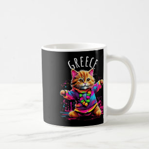 Griekenland Eigenzinnige Grappige Schattigee Kleur Koffiemok
