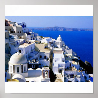 griekenland eiland poster