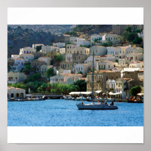 griekenland eiland poster