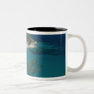 GRIEKENLAND, Eilanden Noordoostelijke Egeïsche Zee Tweekleurige Koffiemok
