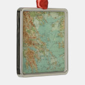 Griekenland en de Egeïsche Zee Metalen Ornament (Rechts)