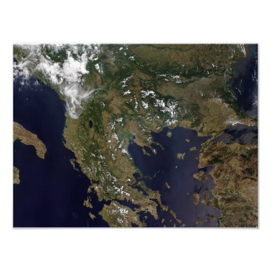 Griekenland en de omringende landen foto afdruk (Voorkant)