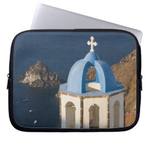 Griekenland en Grieks eiland Santorini stad Oia 2 Laptop Sleeve