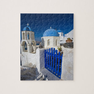 Griekenland en Grieks eiland Santorini stad Oia 3 Legpuzzel