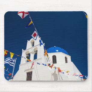 Griekenland en Grieks eiland Santorini stad Oia 4 Muismat