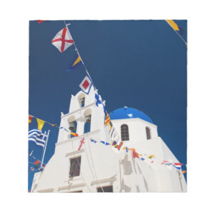 Griekenland en Grieks eiland Santorini stad Oia 4 Notitieblok