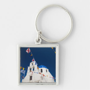 Griekenland en Grieks eiland Santorini stad Oia 4 Sleutelhanger