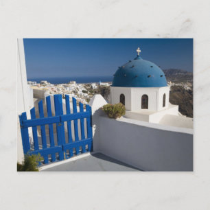 Griekenland en Grieks eiland Santorini vanuit de Briefkaart
