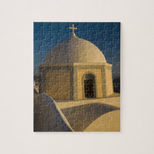Griekenland en Grieks eiland van Santorini stad va Legpuzzel