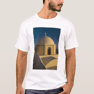 Griekenland en Grieks eiland van Santorini stad va T-shirt