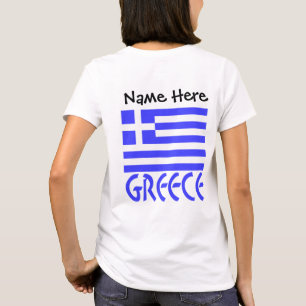Griekenland en Griekse Vlag Persoonlijk T-shirt