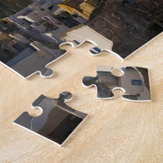 Griekenland en het Griekse eiland Santorini, stad  Legpuzzel (Zijkant)