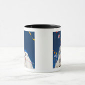 Griekenland en het Griekse eiland Santorini, stad  Mok (Midden)