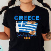 Griekenland Grieks Vakantie Europa Reizen Groep Ma T-shirt