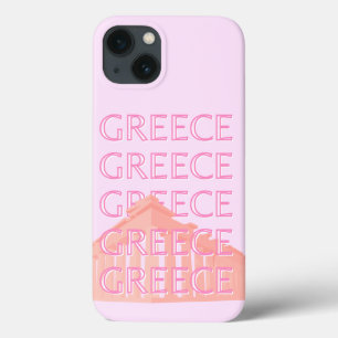Griekenland, Griekse reiskunst, pastelreiskunst, r iPhone 13 Hoesje