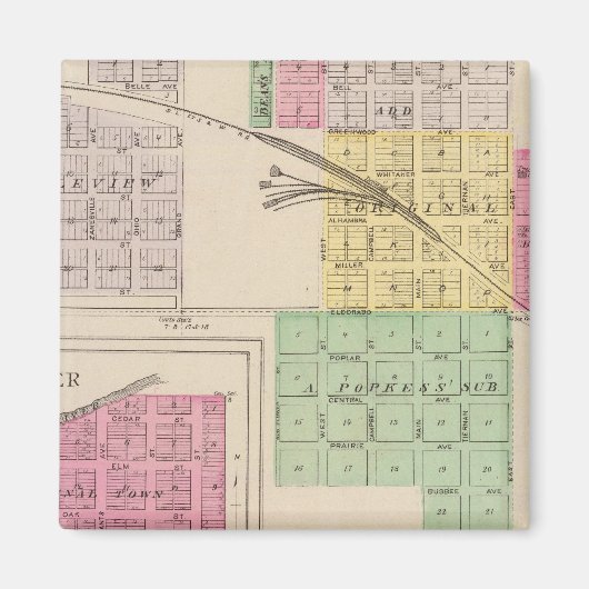 Griekenland, Herfst, Hamilton en Climax, Kansas Magneet (Voorkant)