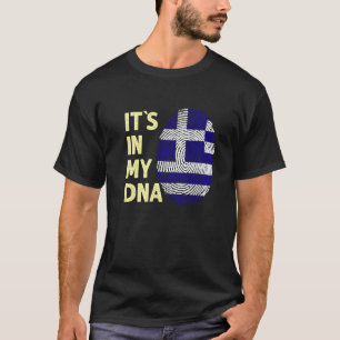 Griekenland in mijn dna - Griekse vlagteam Grieken T-shirt